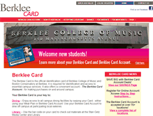 Tablet Screenshot of berkleecard.com